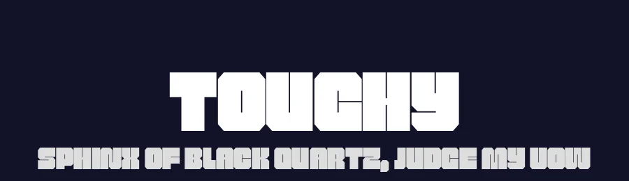 Toughy by George Triantafyllakos — Display Font — thumbnail 2