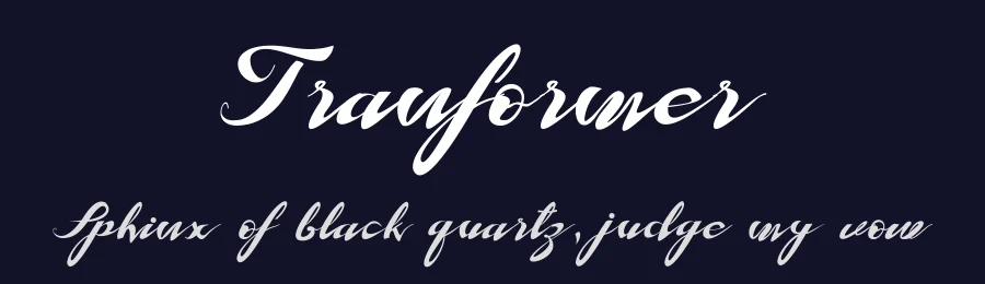 Tranformer by m.akbar — Script Handwritten Font — thumbnail 2