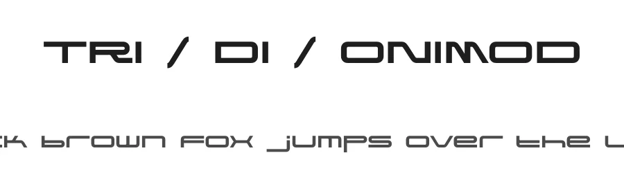 TRI / DI / ONIMOD