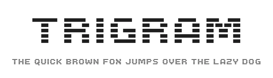 Trigram by GGBotNet — Display Font