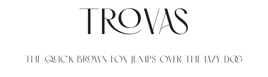 Trovas by Annas Alam Yahya — Sans Serif Font