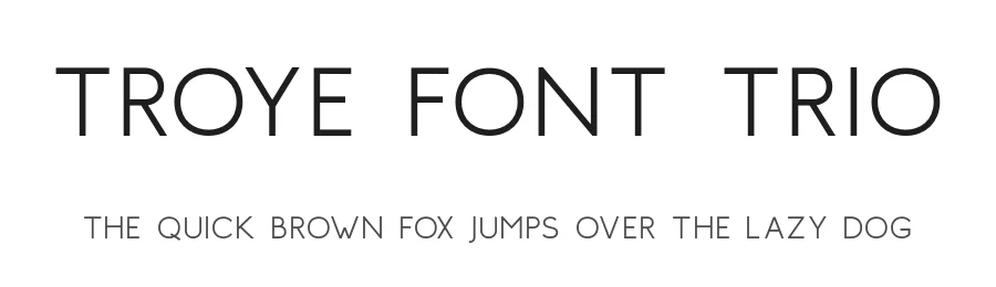 Troye Font Trio by Craft Supply Co — Sans Serif Font
