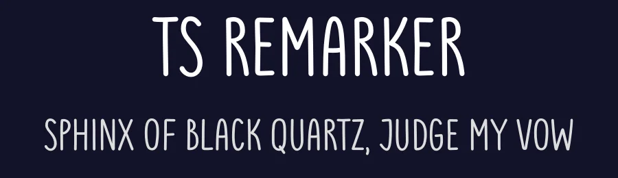 TS Remarker by Vitaliy Tsygankov — Script Handwritten Font — thumbnail 2