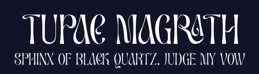 Tupac Magrath by Heru Utama Putra — Display Font — thumbnail 2