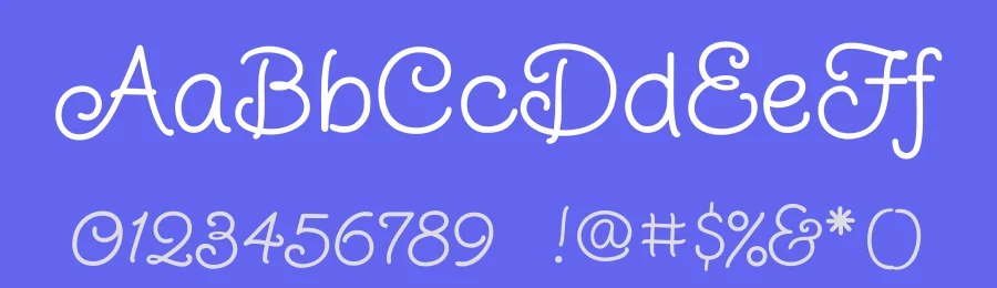 Twinkle Star by Robert E. Leuschke — Script Handwritten Font — thumbnail 3
