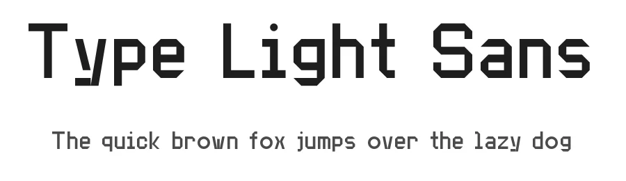 Type Light Sans