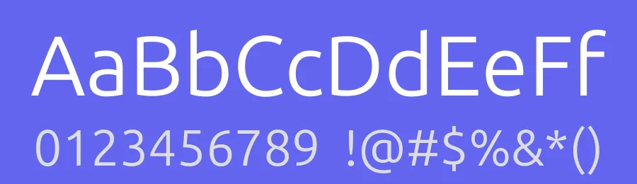 Ubuntu Sans by Dalton Maag Ltd — Sans Serif Font — thumbnail 3