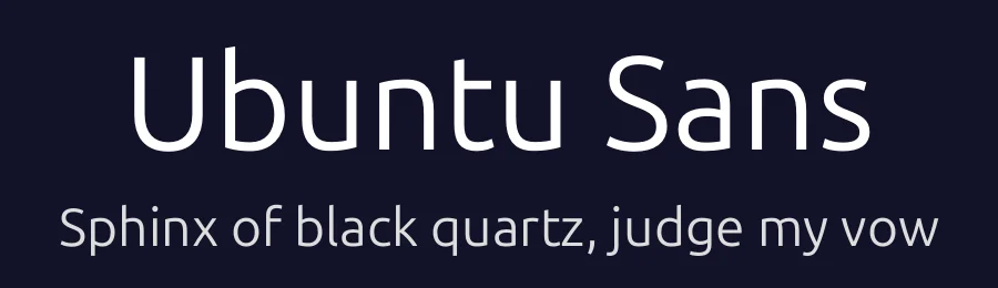 Ubuntu Sans by Dalton Maag Ltd — Sans Serif Font — thumbnail 2