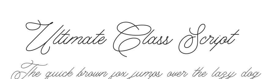 Ultimate Class Script by Putra Novembria Candra Kusuma — Script Handwritten Font