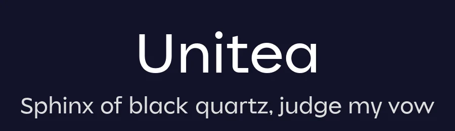 Unitea by By Abdul Artega — Sans Serif Font — thumbnail 2