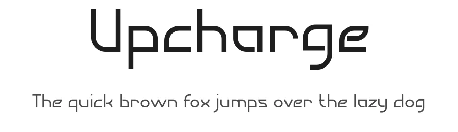 Upcharge by IDEBARENG TEAM — Display Font