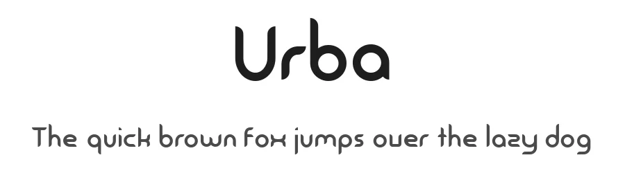 Urba by Preston Racette — Sans Serif Font