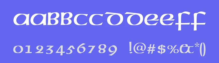 USA Uncial — Script Handwritten Font — thumbnail 3