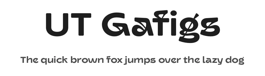 UT Gafigs by Muh. Aswar and Andi Syahdang — Sans Serif Font