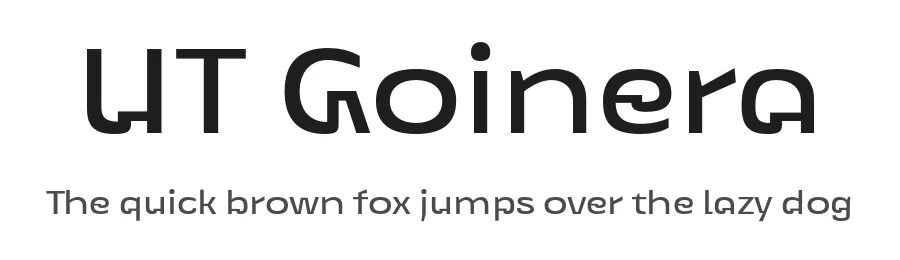 UT Goinera by Universitype Foundry — Sans Serif Font