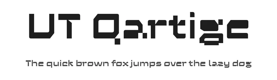 UT Qartige by Universitype Foundry — Display Font