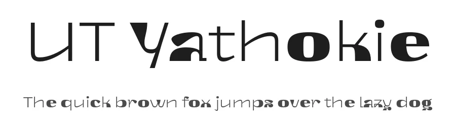 UT Yathokie by Universitype Foundry — Display Font