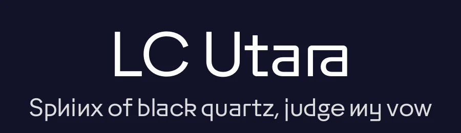 LC Utara by Deni Anggara — Sans Serif Font — thumbnail 2