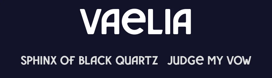 Vaelia by Achmad Luthfi Mudhoffar — Sans Serif Font — thumbnail 2
