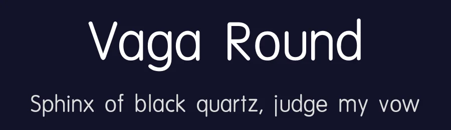Vaga Round — Sans Serif Font — thumbnail 2