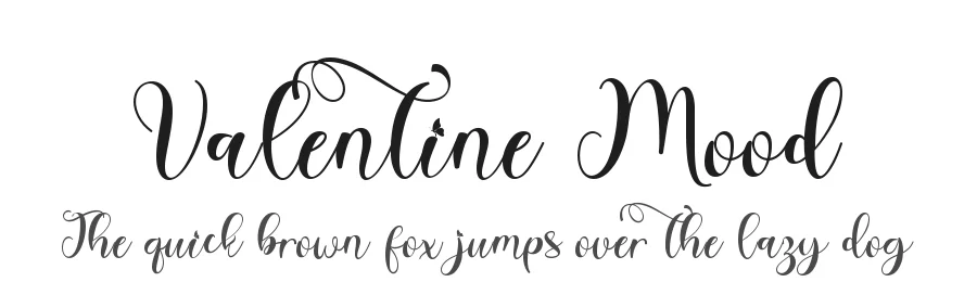 Valentine Mood by Selvia Design 2023 (Selvia Cahya kusuma Devi) — Script Handwritten Font