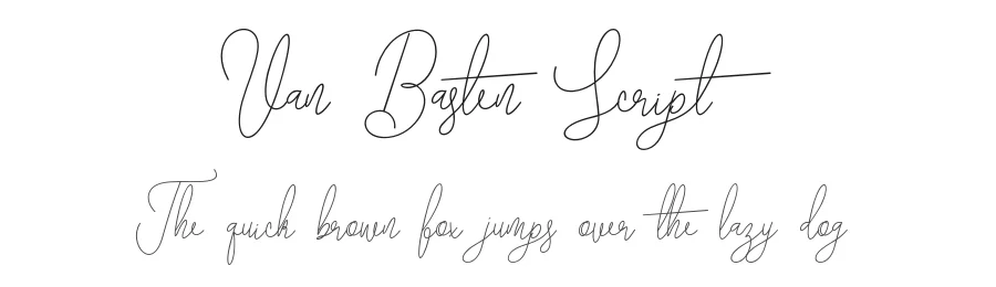 Van Basten Script by Zulfikar Ali — Script Handwritten Font