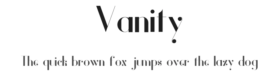 Vanity by Hendrick Rolandez — Sans Serif Font