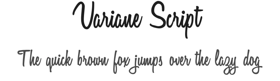 Variane Script by Boy Moch Tomi — Script Handwritten Font