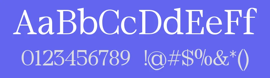 Vega — Serif Font — thumbnail 3