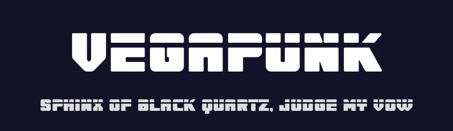 Vegapunk by Andreas — Display Font — thumbnail 2