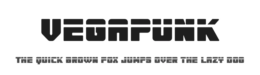 Vegapunk by Andreas — Display Font