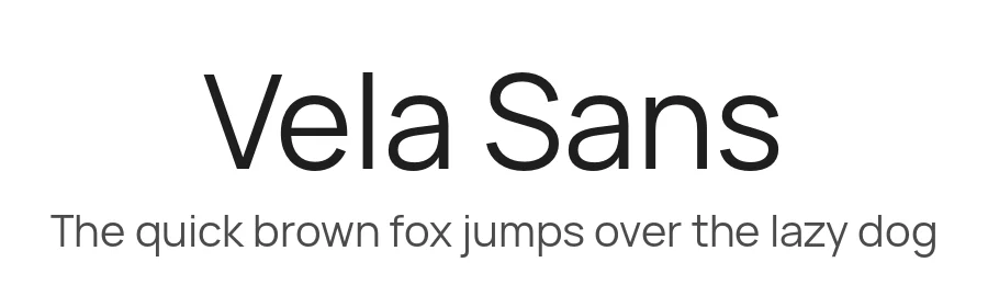 Vela Sans by Principal design: Mikhail Sharanda - project Manrope.
Design modification: Ravid Balaliev — Sans Serif Font