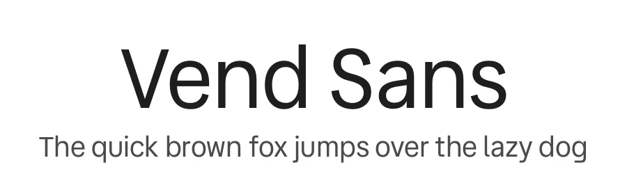 Vend Sans