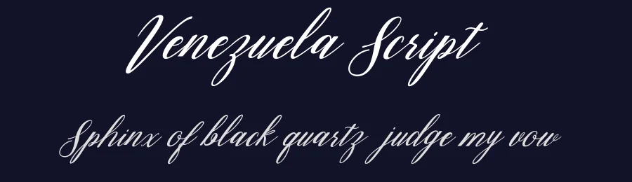 Venezuela Script by Josstype_Halyting — Script Handwritten Font — thumbnail 2