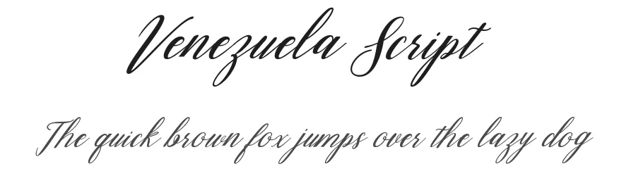 Venezuela Script by Josstype_Halyting β Script Handwritten Font