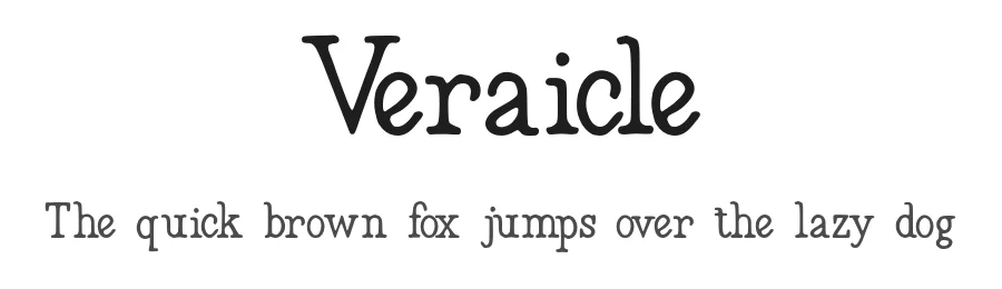 Veraicle by Ilyas Yasin — Serif Font