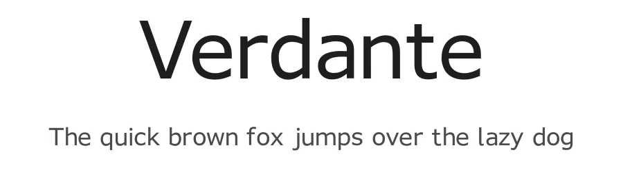 Verdante by Pavils Vorobjovs — Sans Serif Font