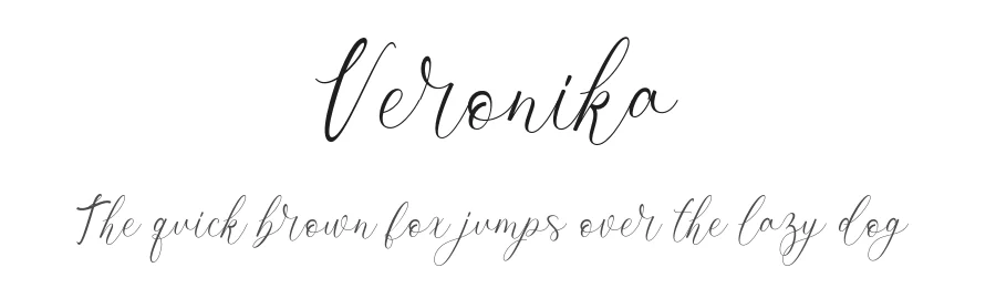 Veronika by Gian Studio — Script Handwritten Font