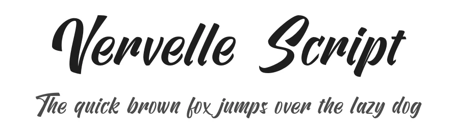 Vervelle Script by Nur Solikh — Script Handwritten Font