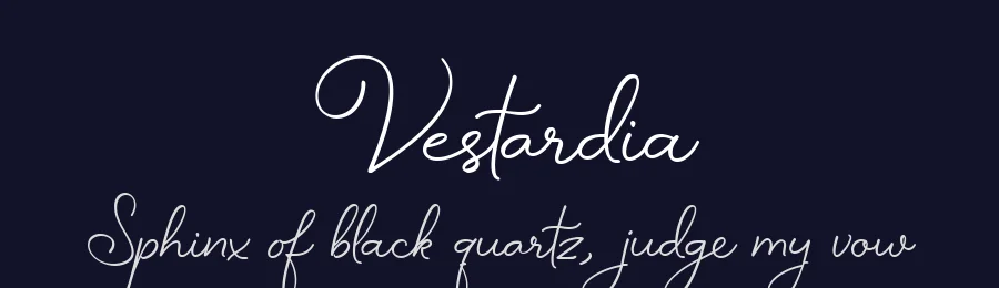 Vestardia by Rinaldo Hasibuan — Script Handwritten Font — thumbnail 2
