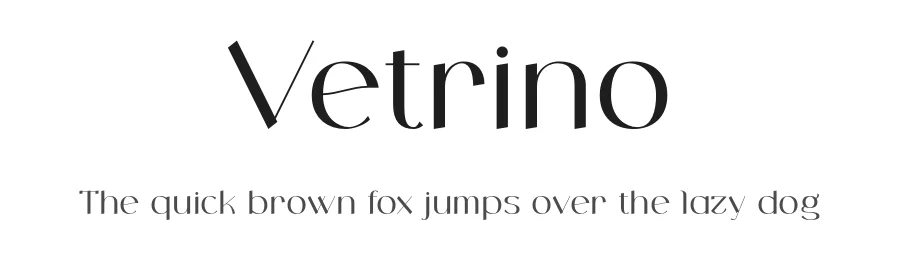 Vetrino by Daniyar Shape — Sans Serif Font