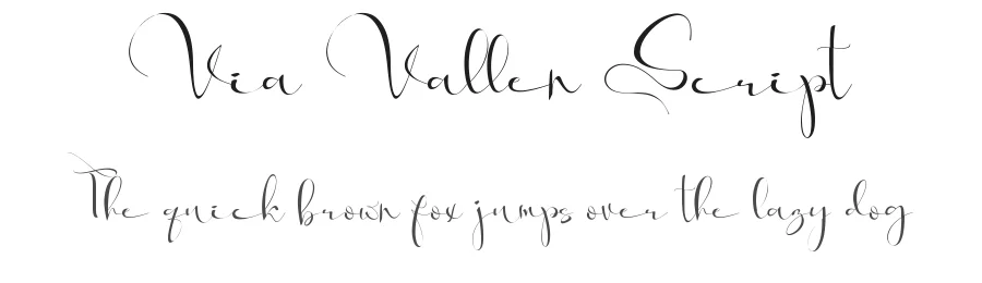 Via Vallen Script by Aldedesign 2018 β Script Handwritten Font
