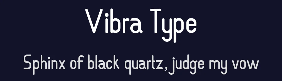 Vibra Type by Calixte Patissier — Display Font — thumbnail 2