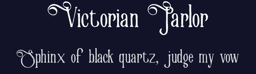 Victorian Parlor by Eric Kurniawan — Serif Font — thumbnail 2