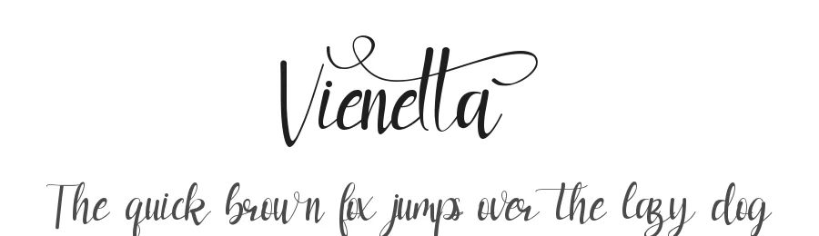 Vienetta by Yogaletter 2020 — Script Handwritten Font