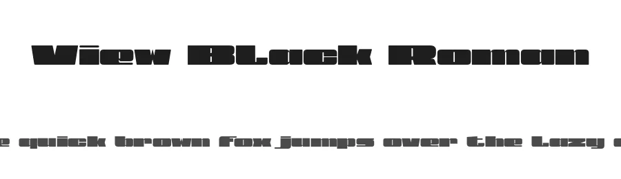 View Black Roman by Fernando Haro — Display Font