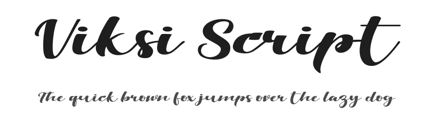 Viksi Script by Khurasan β Script Handwritten Font