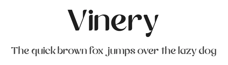 Vinery by Ragamkata — Sans Serif Font