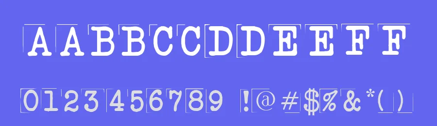 Vintage Letterpress Blocks — Display Font — thumbnail 3