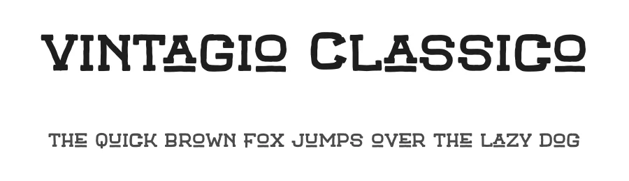 Vintagio Classico by Sahirul Puguh — Display Font
